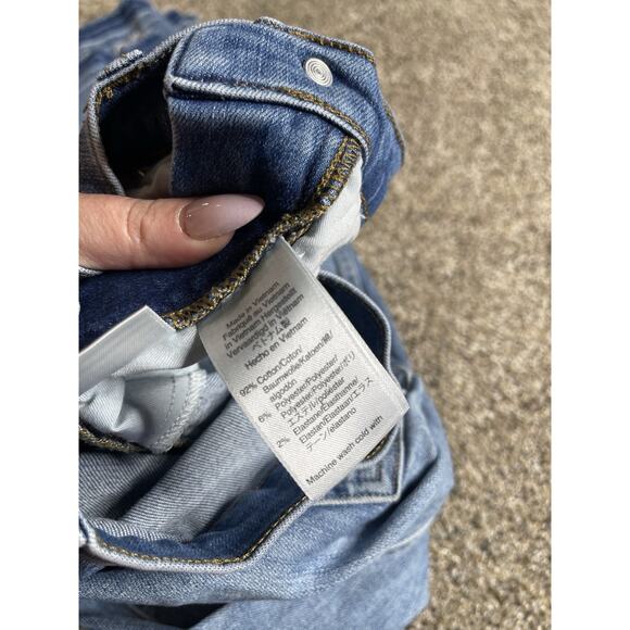 J. Crew Distressed Blue Jeans Stretch Denim Size 30T Tall - Picture 4 of 11